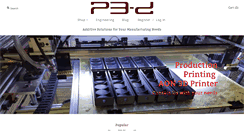 Desktop Screenshot of p3-d.com